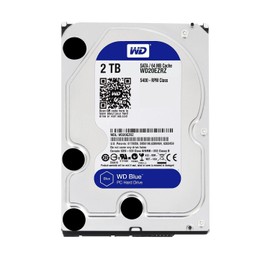 Western Digital 2TB WD Blue PC Internal Hard Drive - 5400 RPM Class, SATA 6 Gb/s, , 64 MB Cache, 3.5" - WD20EZRZ