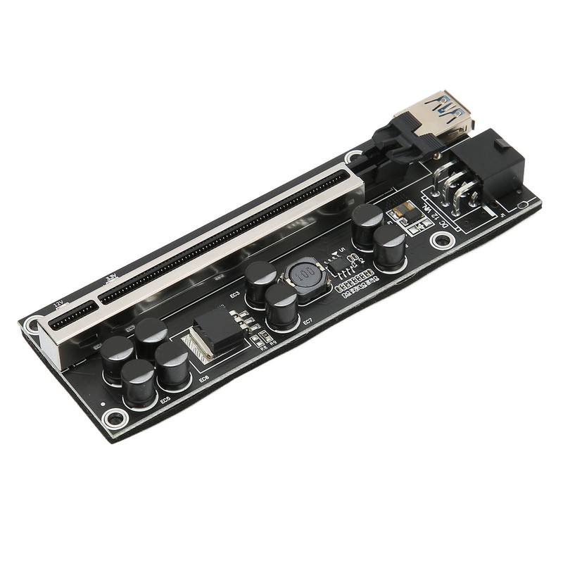 PCIE Riser Stable 8 FP Capacitors Gold Plated USB3.0 Interface