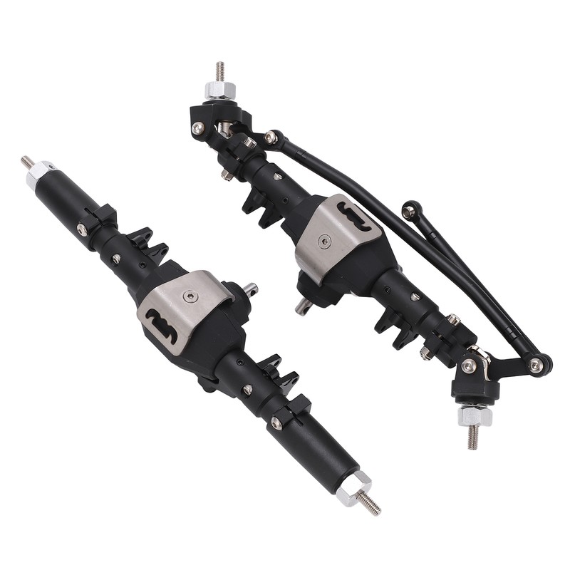 RC Front Rear Axles Complete Set Metal Assembly Kit Axle