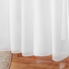 SIMPVALE Curtain Curtains with Eyelets, Polyester Voile Tab-Top Curtain Transparent
