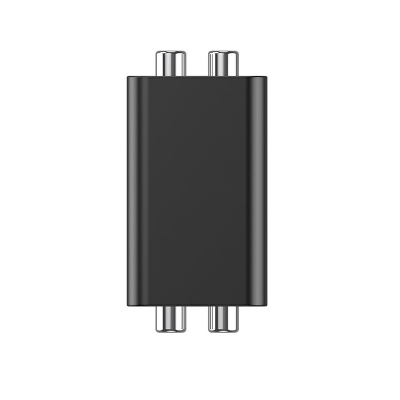 SUIOPPYUW Metal RCA Noise Isolator Hum Elimina-tor Audio Loop Noise