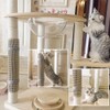 Cat Nail File Scratcher, Cat Scratch Pad Wrapped Around a