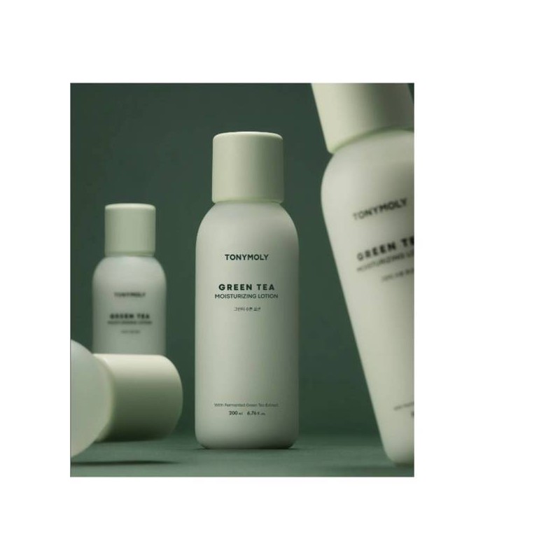 Green tea moisture lotion (2 snail packs) hypoallergenic moisture /