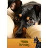 Miniature Pinscher Dog Birthday Card