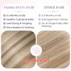 Elailite K Tip Hair Extensions Human Hair Real Remy Hair