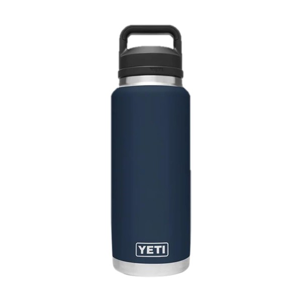 YETI Rambler Bottle with Chug Cap, Navy, 36 oz (1065 ml)