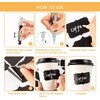 10 Piece Various Shaped Chalkboard Labels with Reusable Label Stickers