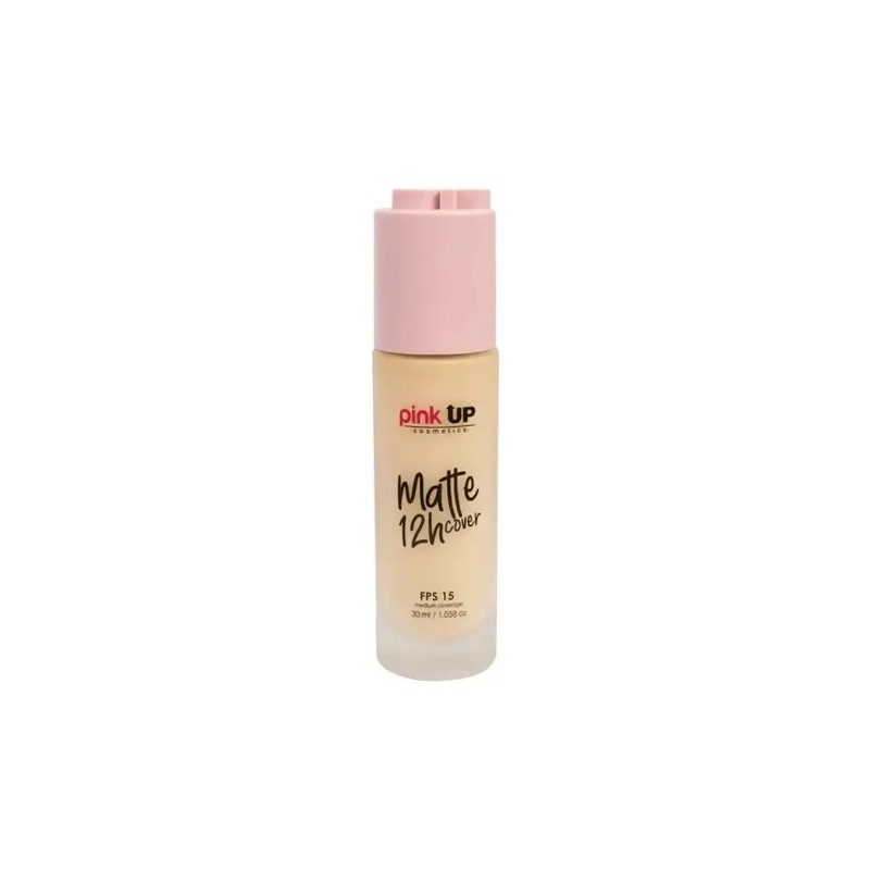 Base De Maquillaje Matte Cover 12 Horas Pink Up