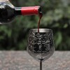 Sky Fish Stainless Steel Wine Goblets 2-Pack 18oz | Black