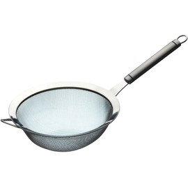 18cm Professional Stainless Steel Long Oval Handled Sieve