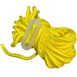 Peggi Guy Ropes 4 x 4m - Tent Rope for Camping, Gazebos & Awning - Paracord Compatible with All Tent Pegs - Bright Tensioner Cord Guide Ropes - Essential Tent Accessories For Outdoor Activities