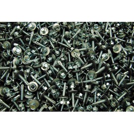 (300) Hex Rubber Washer Head #12 x 1-1/4" Self-Drilling Roofing Siding Screw