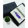 Filofax A5 Domino Luxe purple organiser
