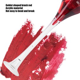 Nail Art Dust Remover Brush, Practical Nail Art Dust Powder Remover for Makeup for Nail Art Cleaning (Rose Red)