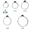 Rubber Band Spring #14 < 1.8 oz (50 g) Transparent