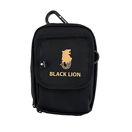 Black Lion Egiwallet with Carabiner Black LION #06 Black