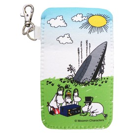 ムーミン　ソフトペンケース　宇宙船　ホワイト