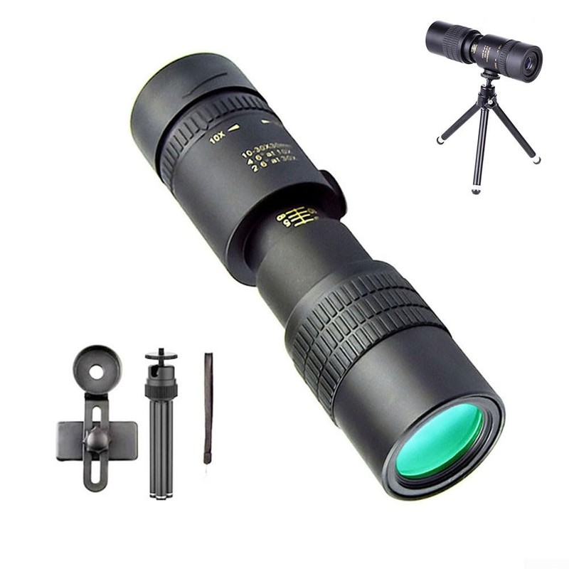 Monocular Telescope, 10-300X Zoom Powerful Handheld High Definition Monocular Outdoors