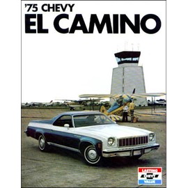 1975 El Camino Sales Brochure (With Decal)