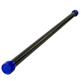 CanDo Jumbo WaTE Bar 17.5lb Dark Blue, Total Body Workout Weighted Exercise Bar for Strength Training, Toning, and Physical Therapy