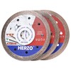 HERZO Set of 3 Diamond Cutting Discs 125 mm Extra