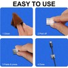 50 Piezas Clips Organizador de Cables Autoadhesivo, Transparente