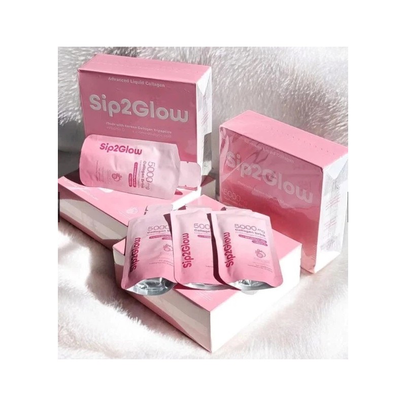 Sip2Glow Advanced Collagen Drink with Korean Collagen Tripeptide