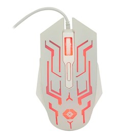 Mouse Gamer ALAMBRICO USB RGB VORTRED by Perfect Choice Blanco                                                                                        