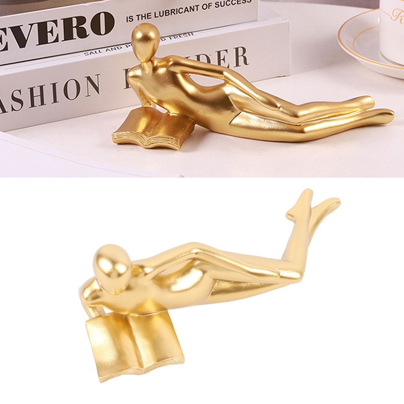 Thinker Sculpture Modern Abstract Thinker Statue Hallway Desk Living Room