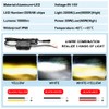 JALN7 2PC 50W Grile LED Light Pods Car Front Headlight