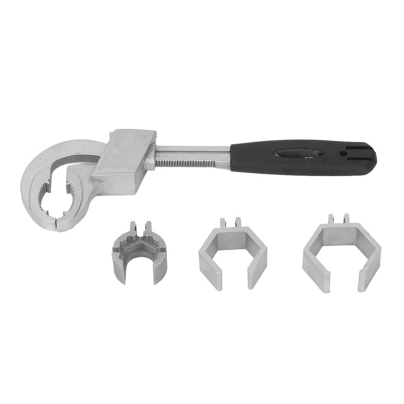Multifunctional Wrench Double Ended Adjustable Opening Aluminium Alloy for Basin