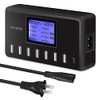 Cargador USB, estación de Carga USB de 60 W, 12