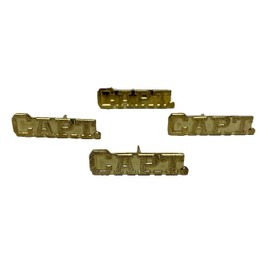 Captain Pin 25 Inch High by 1.5 inches long Captain Chenille Pin. Package of 4.