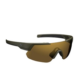 Magpul Defiant Tactical Glasses Sport Sunglasses for Men Polarized Rectangular, Olive Drab Green, One Size