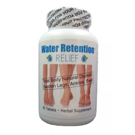NaturalyPure Health Edema -Water Retention Relief with New Natural Diuretic Formula for Men & Women.