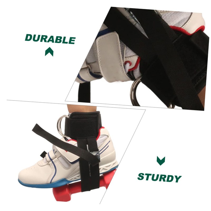 Sosoport Ankle Straps for Gym 2 Pack Wrist Cuffs Leg