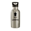 This Is Laveta - 20oz Stainless Steel Water Bottle, Silver