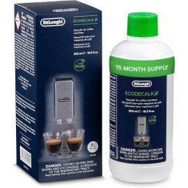 De'Longhi EcoDeCalk by DeLonghi – Natural Descaling Solution for Coffee Machines, 16.9 oz