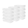 Sterilite 12-Pack FlipTop Stackable Rectangular Storage Bin with Hinging Lid,