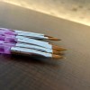 FABIYAN Set De 6 Pinceles Para Aplicación De Acriílico Uñas