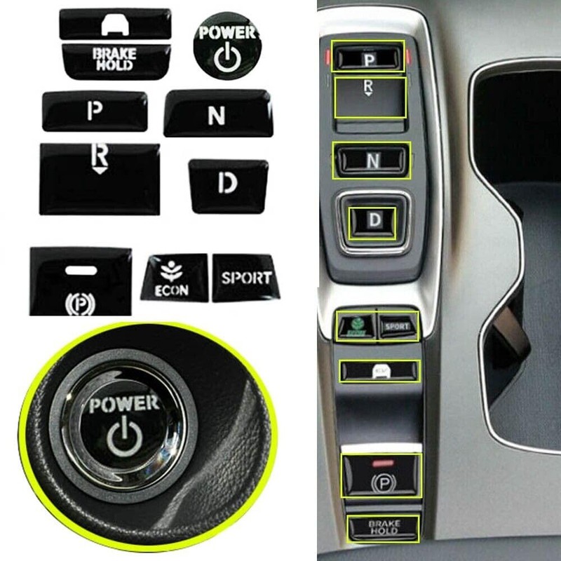 fitfoyo 10Pcs/Set for 2018 2019 2020 2021 Honda Accord Gear