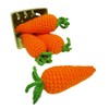 Cat Toy, Catnip Toy, Carrot Cat Toy, Crocheted, Interactive Toys