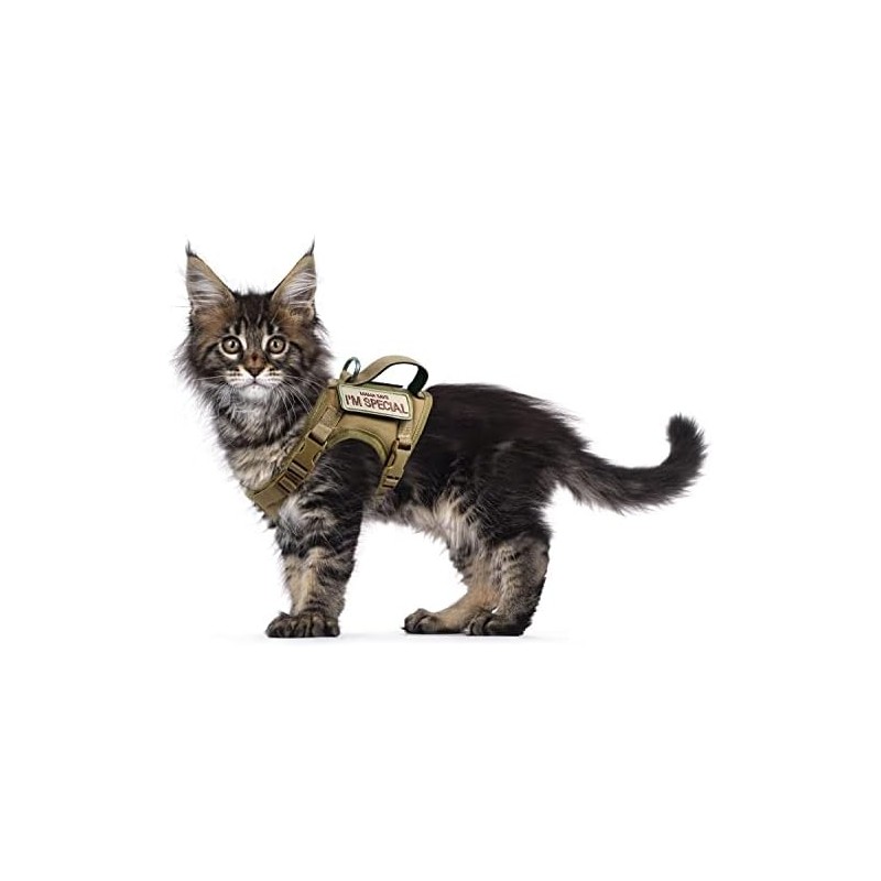 Arnés táctico para gatos para caminar a prueba de escapes,