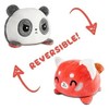TeeTurtle - Original Reversible Panda Plushie - Red + Panda,