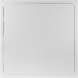 REPA MARKET 16" x 16" Inch Galvanized Steel Access Panel Door - for Outdoor and Indoor Use - Opening Flap Cover Plate - Box Door Lock - Door Latch - Inspection Hatch - White Polymer Coating
