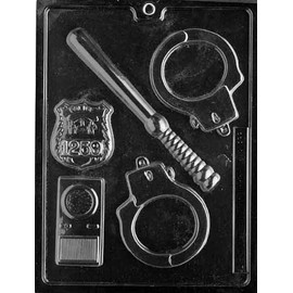 Life of the Party J078 Policeman Set Chocolate Candy Mold