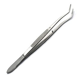 Meriam Foil Dental Cotton Tweezer Serrated Angled Beak Dressing Pliers Surgi Forcep Diagnostic Instruments