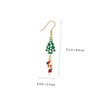 COLLBATH Elegant Xmas Earring Set Vines Design Christmas Stick Ear