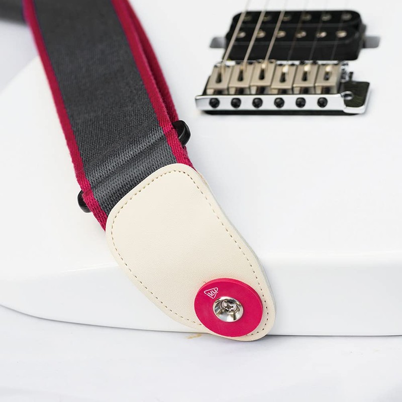 IVU CREATOR guitar strap locks premium strap blocks-Blue and Red