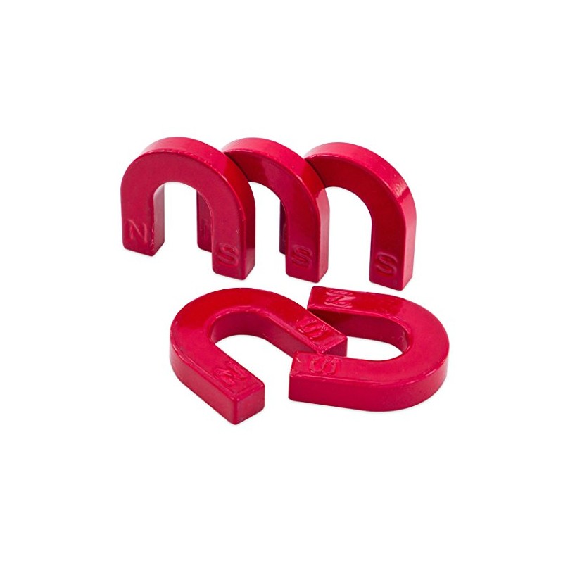 Betzold - Horseshoe Magnets, Pack of 5 - Magnetism Experiments